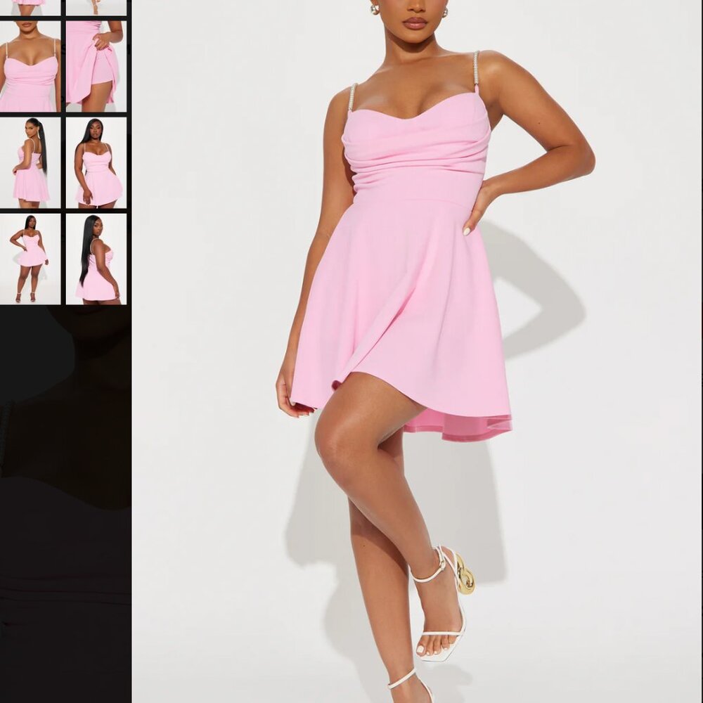 Lia Crepe Knit Mini Dress
